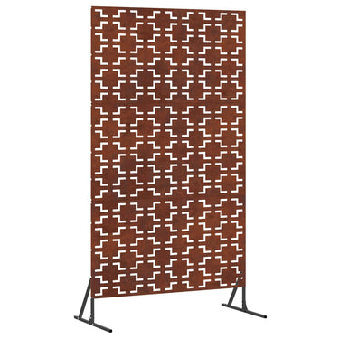 Vidaxl privacyscherm grijs 100 x 50 x 180 cm cortenstaal