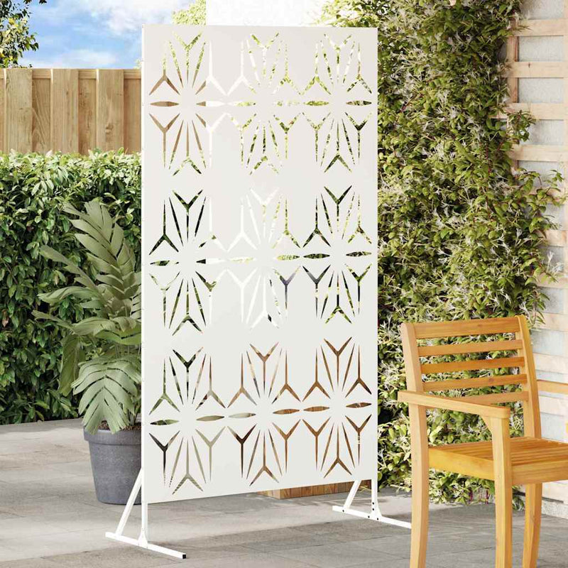 Load image into Gallery viewer, Vidaxl privacyscherm wit 100 x 50 x 180 cm staal
