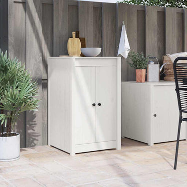 Vidaxl keukendeur wit 50 x 9 x 82 cm massief grenenhout