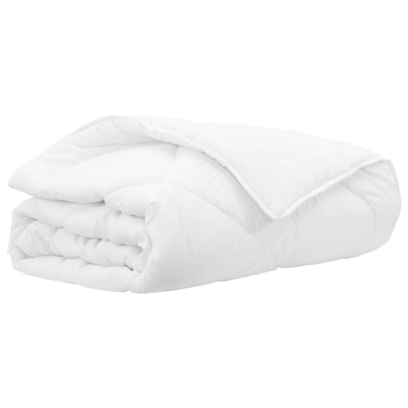 Load image into Gallery viewer, Vidaxl zomer dekbed wit 260 x 220 x 3 cm polyester
