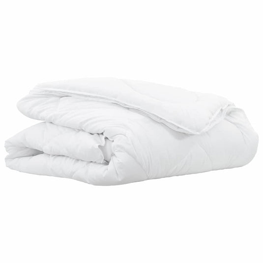 Vidaxl 2-in-1 dekbed wit 155 x 220 cm polyester