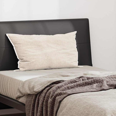 Vidaxl hoofdkussen met kussen wit 61 x 41 x 20 cm polyester
