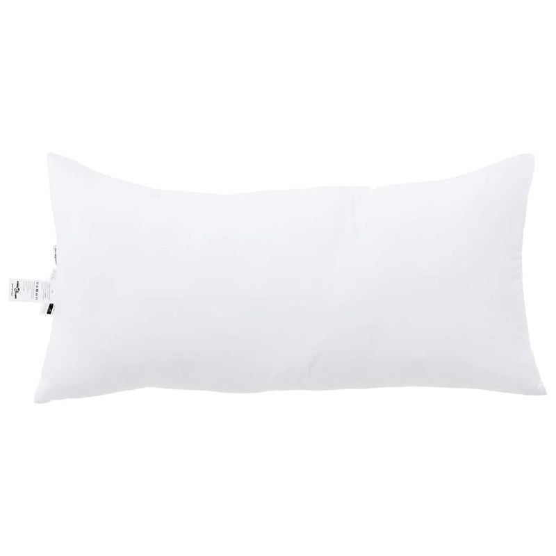 Load image into Gallery viewer, Vidaxl hoofdkussen met kussen 2 pcs wit 61 x 41 x 20 cm polyester
