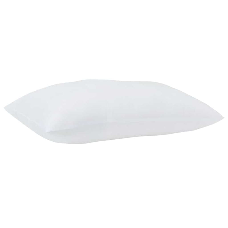 Load image into Gallery viewer, Vidaxl hoofdkussen met kussen 2 pcs wit 61 x 41 x 20 cm polyester
