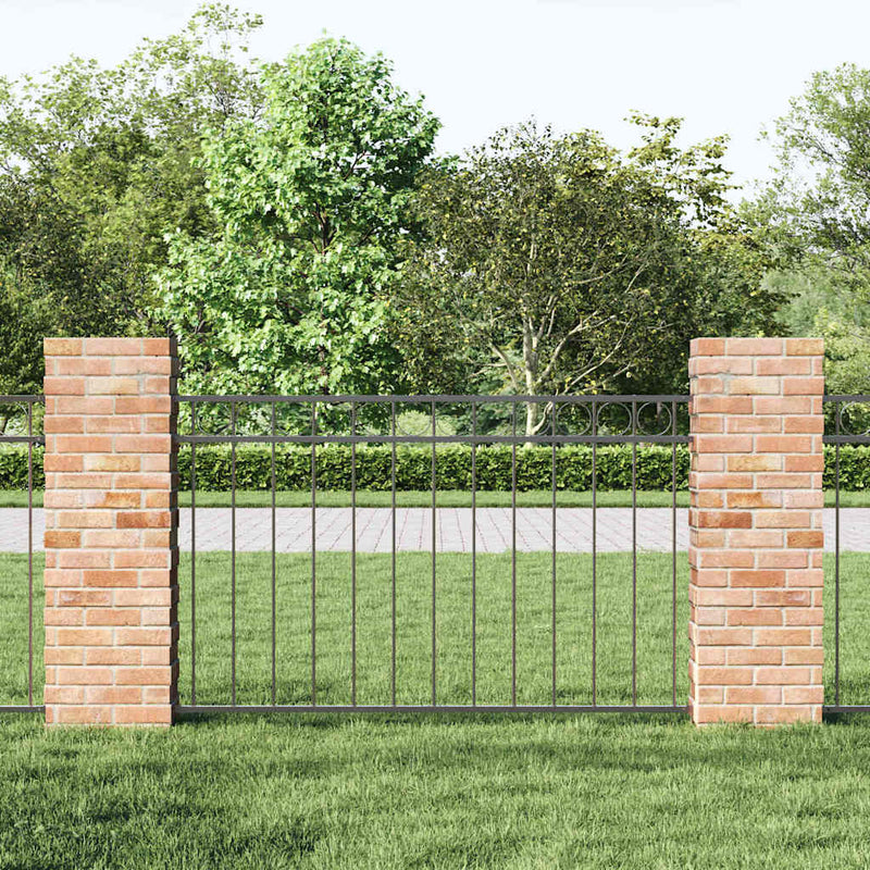 Load image into Gallery viewer, Vidaxl hecelement grijs 170 x 100 cm staal
