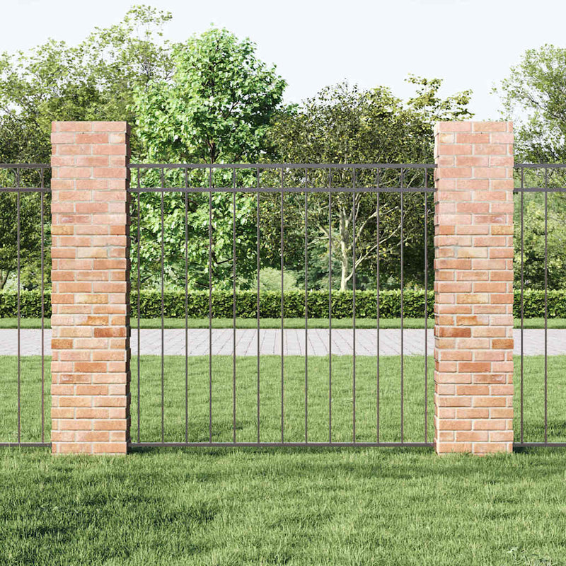 Load image into Gallery viewer, Vidaxl hecelement grijs 170 x 150 cm staal
