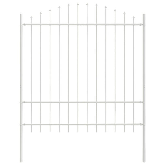 Vidaxl tuinhek wit 170 x 215 cm gepoedercoat staal