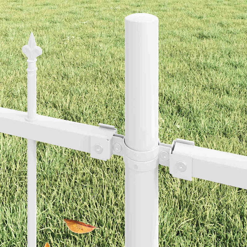 Load image into Gallery viewer, Vidaxl tuinhek wit 170 x 225 cm gepoedercoat staal
