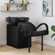 Vidaxl shampoo stoel zwart 63 x 141 x 92 cm pvc