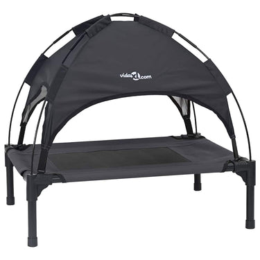 Vidaxl hondenbed zwart 76 x 62 x 70,5 cm staal