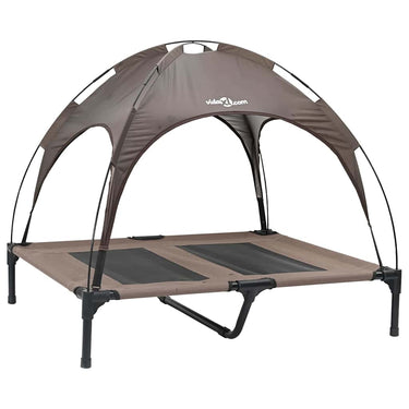 Vidaxl hondenbed bruin 92 x 77 x 82,5 cm staal