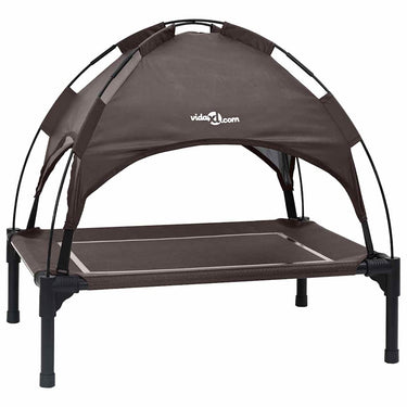 Vidaxl hondenbed bruin 63 x 49,5 x 60 cm staal