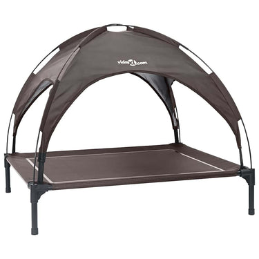 Vidaxl hondenbed bruin 104 x 86 x 84,5 cm staal