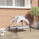 Vidaxl hondenbed zilvergrijs 63 x 49,5 x 60 cm staal