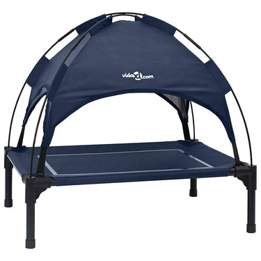 Vidaxl hondenbed marineblauw 71 x 64 x 71 cm staal