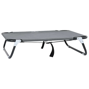 Vidaxl hondenbed lichtgrijs 70 x 46 x 18 cm staal