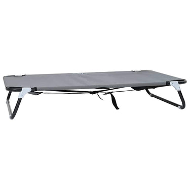 Vidaxl hondenbed lichtgrijs 105 x 65 x 18 cm staal