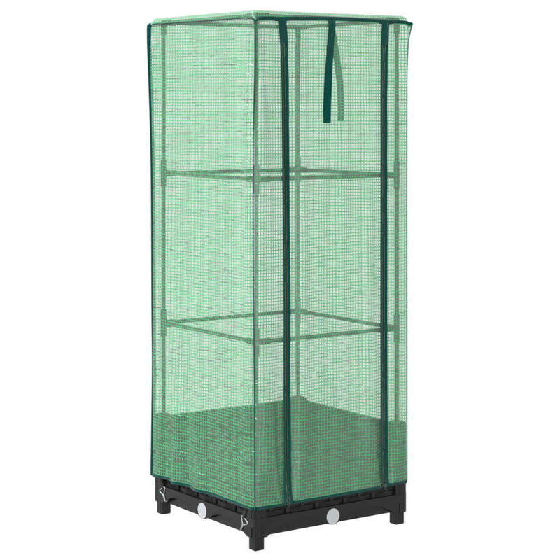 Load image into Gallery viewer, Vidaxl plantenbak verhoogd met kashoes 40x40x123 cm rattanlook
