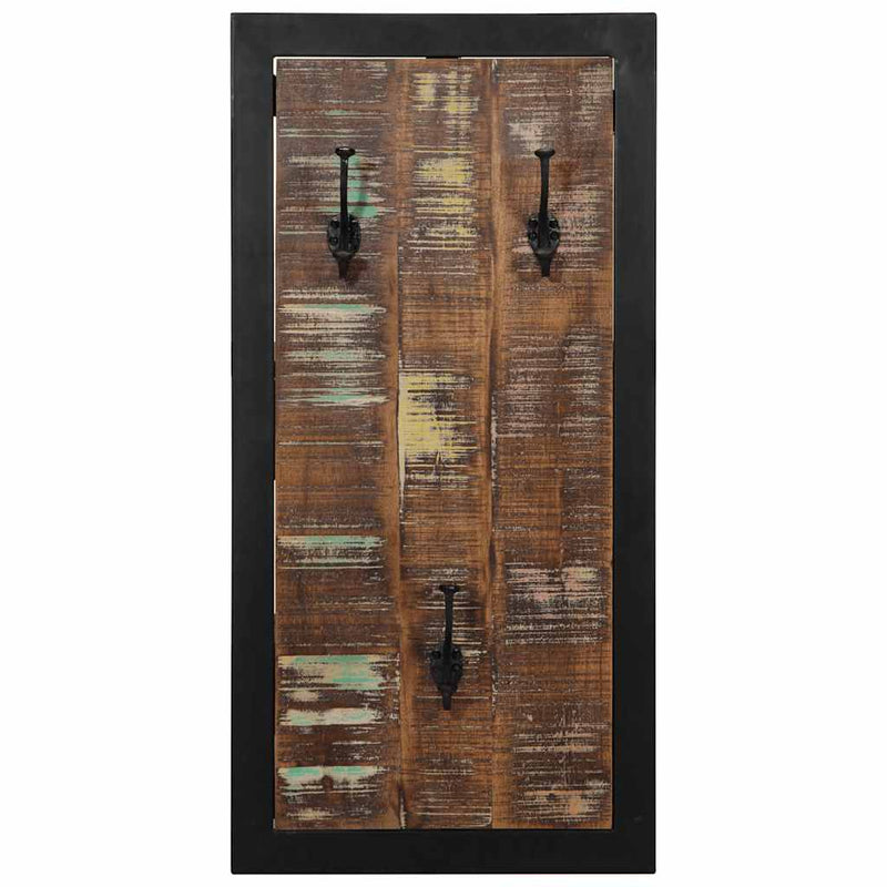 Load image into Gallery viewer, Vidaxl kapstok 40x2x80 cm massief gerecycled hout meerkleurig

