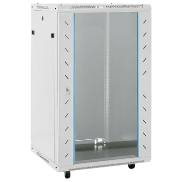Vidaxl netwerkkast 18u 19 ip20 60x60x100 cm grijs
