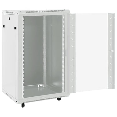 Vidaxl netwerkkast 18u 19 ip20 60x60x100 cm grijs