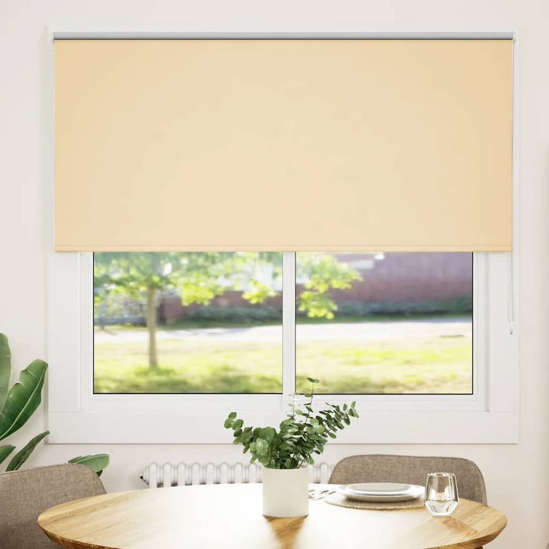 Load image into Gallery viewer, Vidaxl rolgordijn verduisterend 165x130 cm stofbreedte 161,6 cm beige
