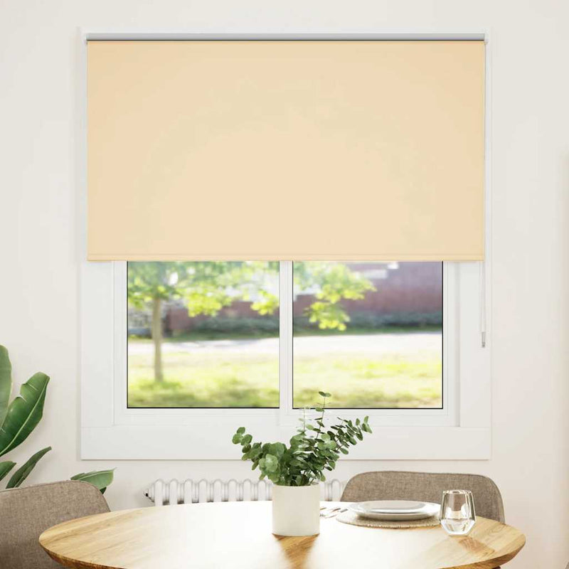 Load image into Gallery viewer, Vidaxl rolgordijn verduisterend 130x150 cm stofbreedte 126,6 cm beige
