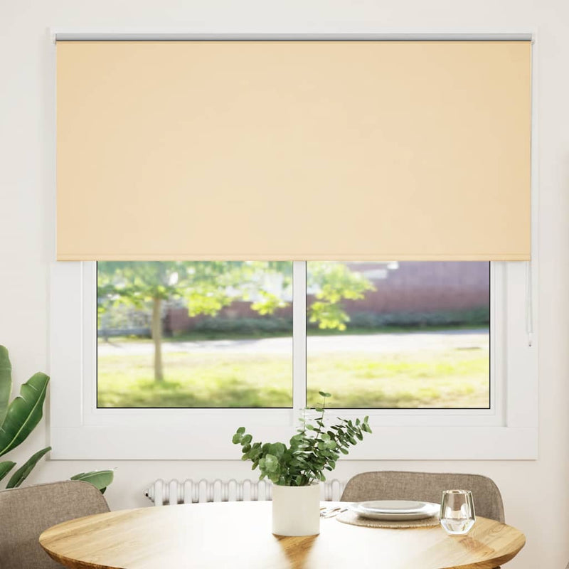 Load image into Gallery viewer, Vidaxl rolgordijn verduisterend 160x150 cm stofbreedte 156,6 cm beige
