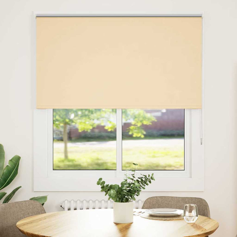 Load image into Gallery viewer, Vidaxl rolgordijn verduisterend 125x175 cm stofbreedte 121,6 cm beige
