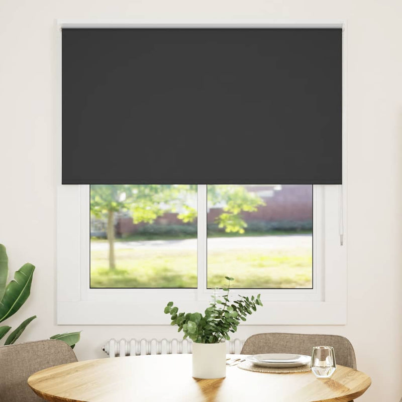 Load image into Gallery viewer, Vidaxl rolgordijn verduisterend 120x150 cm stofbreedte 116,6 cm zwart
