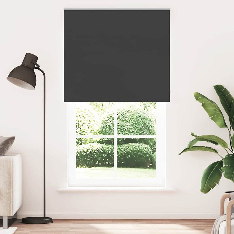 Load image into Gallery viewer, Vidaxl rolgordijn verduisterend 125x210 cm stofbreedte 121,6 cm zwart
