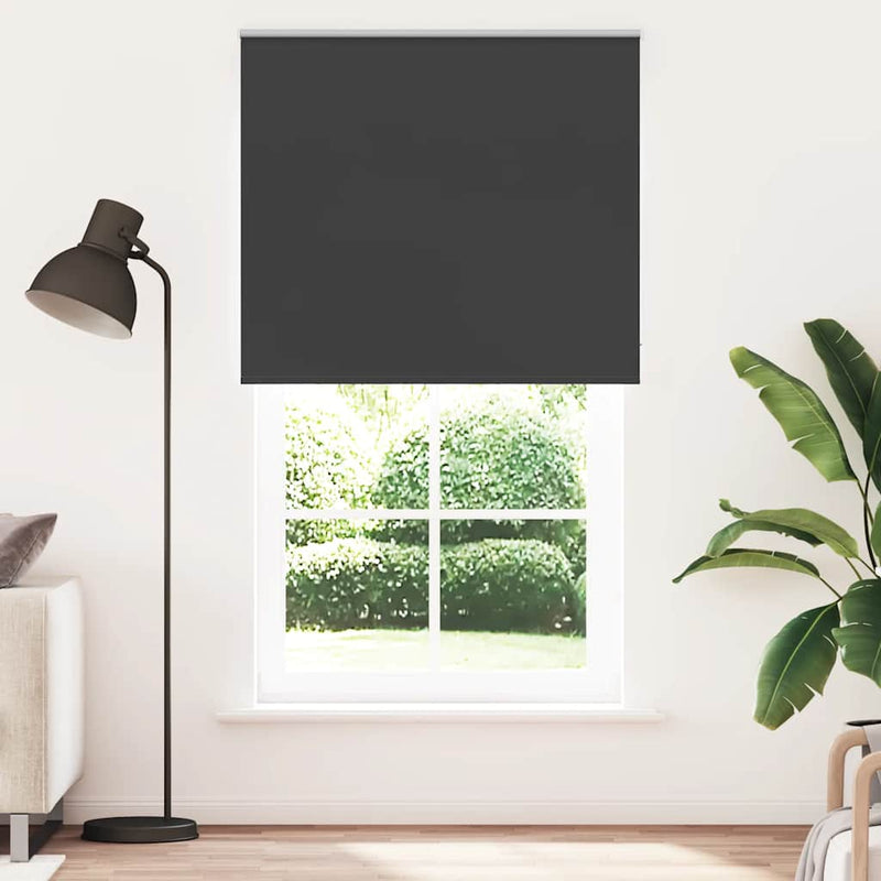 Load image into Gallery viewer, Vidaxl rolgordijn verduisterend 130x210 cm stofbreedte 126,6 cm zwart
