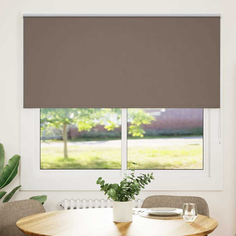 Load image into Gallery viewer, Vidaxl rolgordijn verduisterend koffie 150x130 cm stofbreedte 146,6 cm
