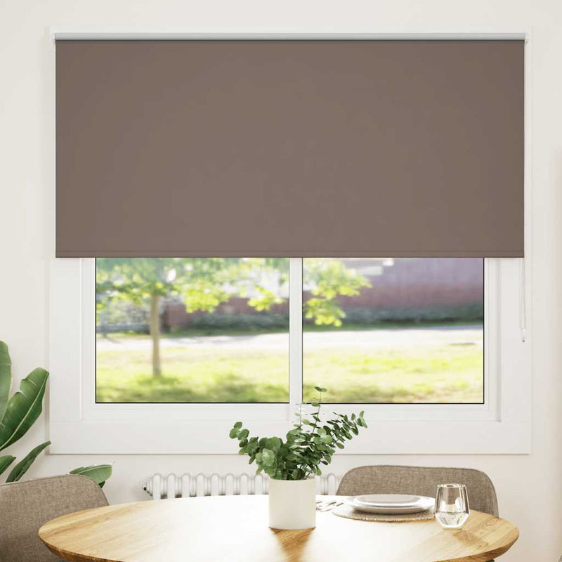 Load image into Gallery viewer, Vidaxl rolgordijn verduisterend koffie 165x130 cm stofbreedte 161,6 cm
