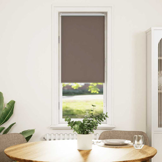 Vidaxl rolgordijn verduisterend koffie 60x150 cm stofbreedte 55,7 cm