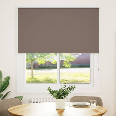 Vidaxl rolgordijn verduisterend koffie 120x150 cm stofbreedte 116,6 cm