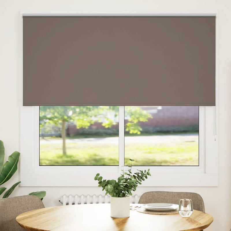 Load image into Gallery viewer, Vidaxl rolgordijn verduisterend koffie 150x150 cm stofbreedte 146,6 cm

