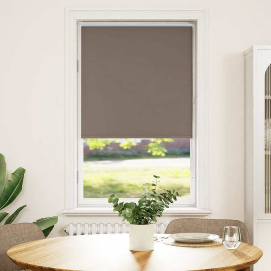 Vidaxl rolgordijn verduisterend koffie 85x175 cm stofbreedte 80,7 cm