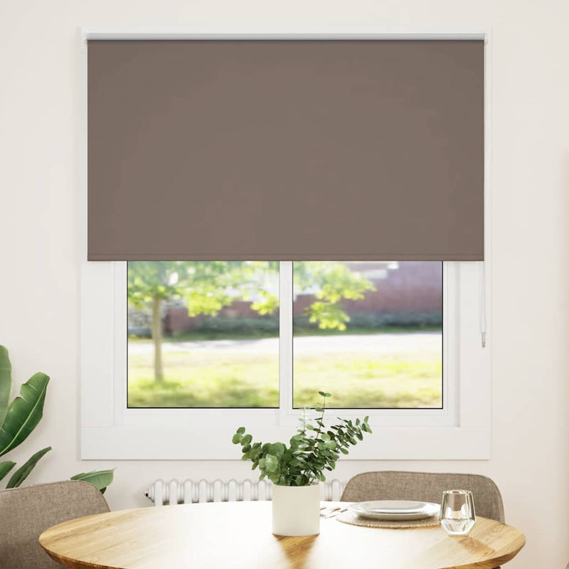 Load image into Gallery viewer, Vidaxl rolgordijn verduisterend koffie 140x175 cm stofbreedte 136,6 cm
