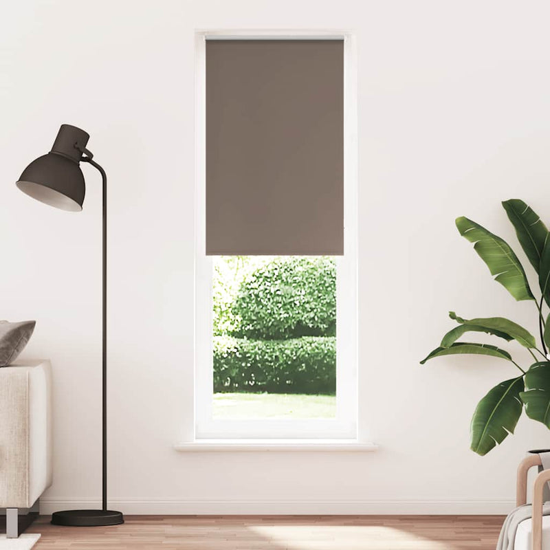 Load image into Gallery viewer, Vidaxl rolgordijn verduisterend koffie 65x210 cm stofbreedte 60,7 cm
