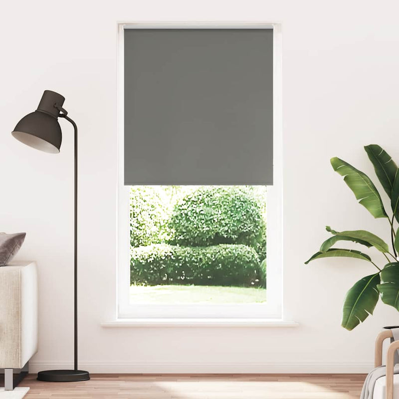 Load image into Gallery viewer, Vidaxl rolgordijn verduisterend 110x210 cm stofbreedte 105,7 cm grijs
