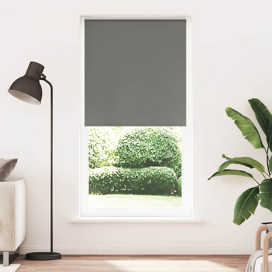 Vidaxl rolgordijn verduisterend 115x210 cm stofbreedte 110,7 cm grijs