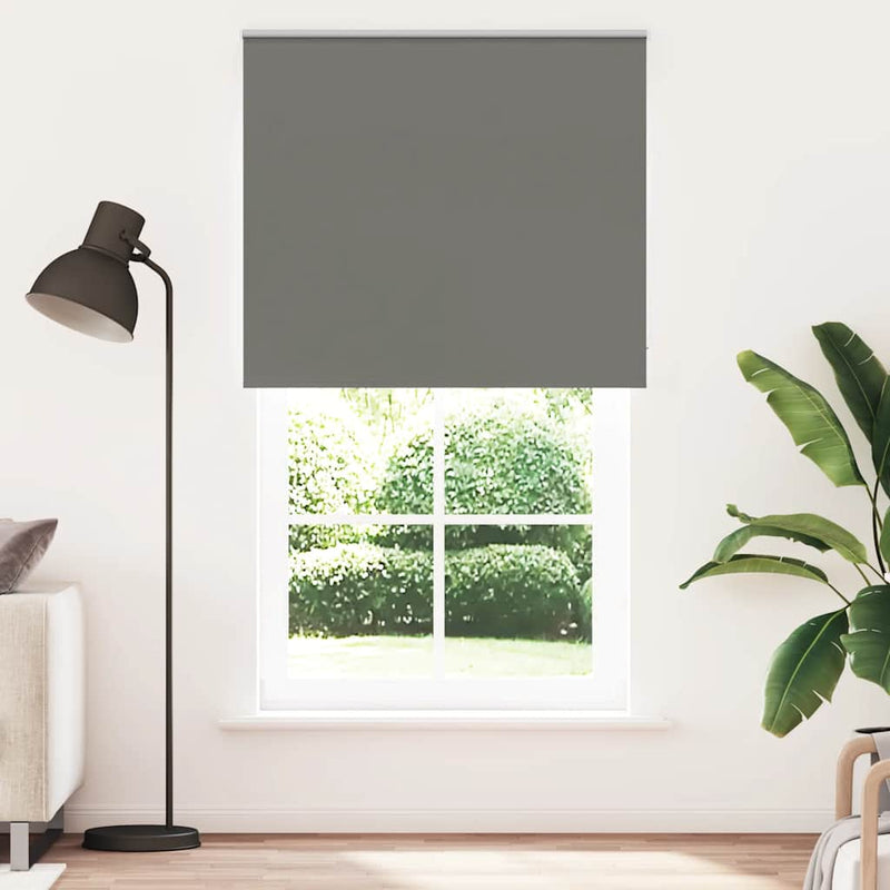 Load image into Gallery viewer, Vidaxl rolgordijn verduisterend 125x210 cm stofbreedte 121,6 cm grijs
