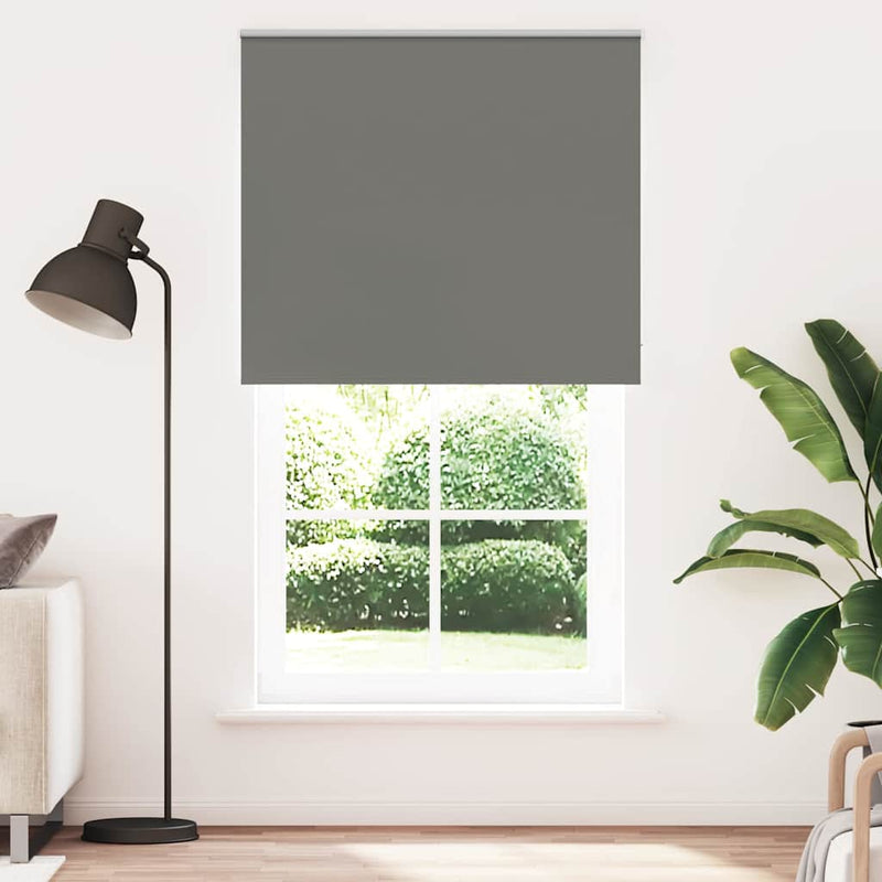Load image into Gallery viewer, Vidaxl rolgordijn verduisterend 135x210 cm stofbreedte 131,6 cm grijs

