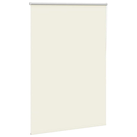 Vidaxl rolgordijn verduisterend gebroken wit 90x130 cm stofbreedte