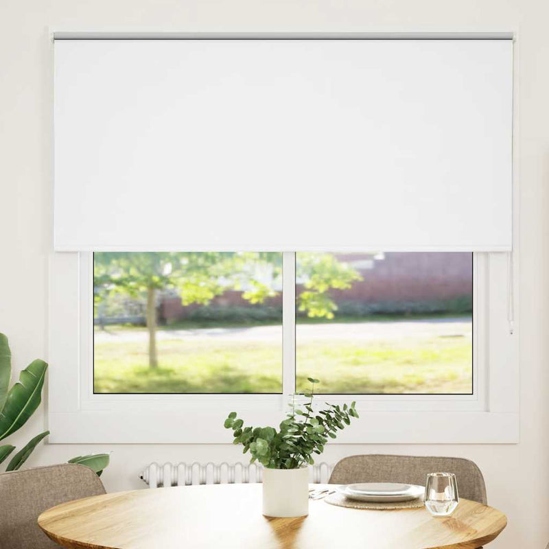 Load image into Gallery viewer, Vidaxl rolgordijn verduisterend 160x150 cm stofbreedte 156,6 cm wit
