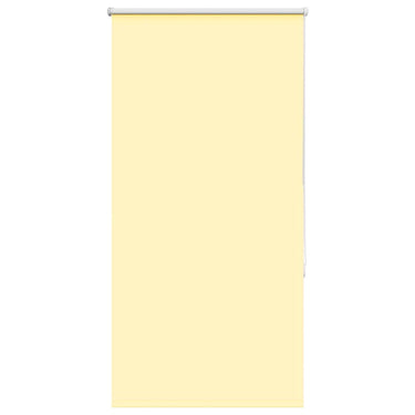 Vidaxl rolgordijn verduisterend 75x130 cm stofbreedte 70,7cm geel