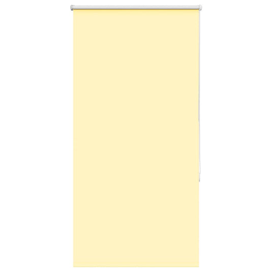 Vidaxl rolgordijn verduisterend 75x130 cm stofbreedte 70,7cm geel