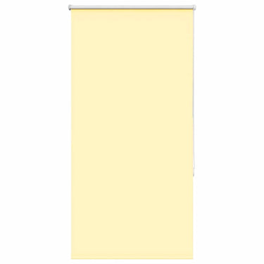 Vidaxl rolgordijn verduisterend 80x130 cm stofbreedte 75,7cm geel