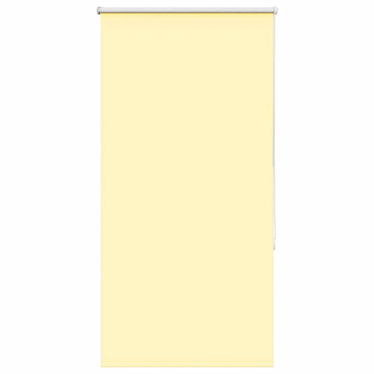 Vidaxl rolgordijn verduisterend 80x130 cm stofbreedte 75,7cm geel
